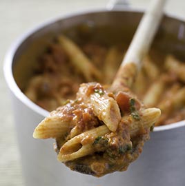 Pasta with Creamy Tomato Sauce