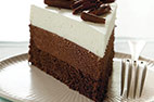 Triple-Chocolate Mousse Cake
