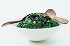 Sauteed Spinach with Almonds and Golden Raisins