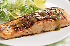 Sweet and Saucy Charcoal-Grilled Salmon with Lime-Jalapeno Glaze