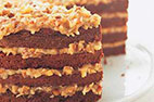 German Chocolate Cake with Coconut-Pecan Filling