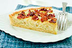 French Onion and Bacon Tart