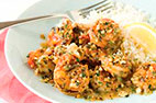 Garlicky Shrimp with Bread Crumbs