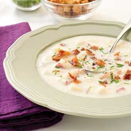Make-Ahead Garlic-Potato Soup