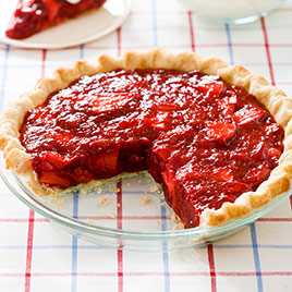 Icebox Strawberry Pie