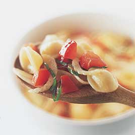 Fusilli with Tomatoes and Fresh Mozzarella