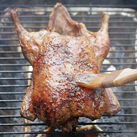 Gas-Grill-Roasted Chinese-Style Duck