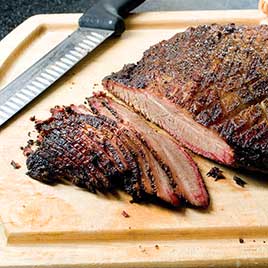 Barbecued Beef Brisket for a Gas Grill