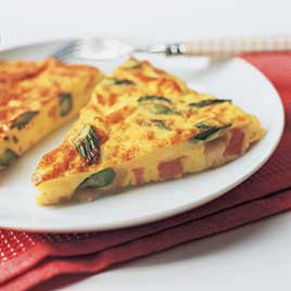 Frittata with Broccoli Rabe, Sun-Dried Tomatoes, and Fontina