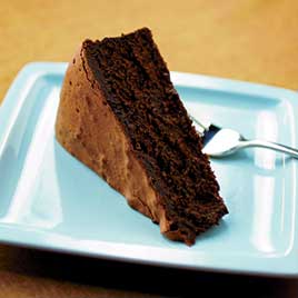 Bittersweet Chocolate Mousse Cake