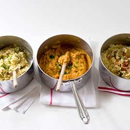 Mashed Potatoes and Root Vegetables with Paprika and Parsley
