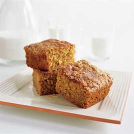 Ginger-Cardamom Applesauce Snack Cake